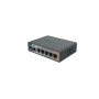 Mikrotik Wired Ethernet Router RB760iGS, hEX S, Dual Core 880MHz CPU, 256MB RAM, 16 MB (MicroSD), 5xGigabit LAN, 1xSFP, USB, IPs - 4